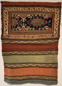 Persian Shahsavan Bag Mid 19th century - 065 x 046 cm - Sold