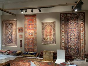 Sartirana textile show 2019 Turin serkan Sari Karlsruhe Teppiche antik